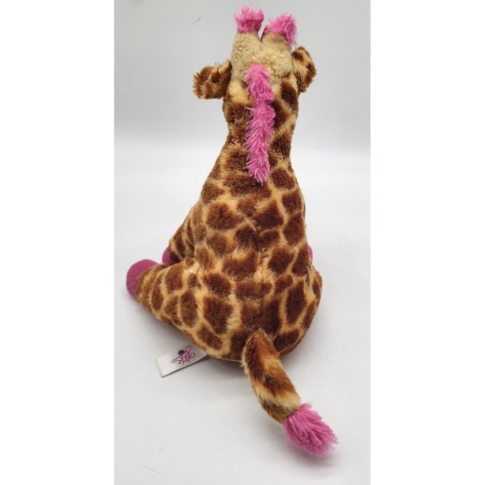 Aurora World Girlz Nation Giraffe Plush Stuffed Animal Toy Pink Brown 2016 - Picture 3 of 11